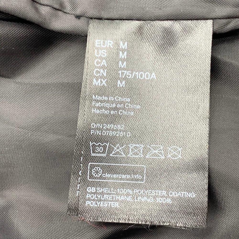 H&M Black Leather Moto Style Jacket - Picture 5 of 5